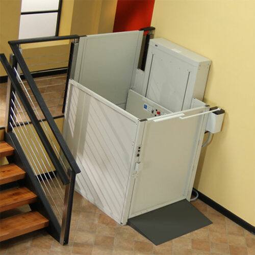 Bruno Commercial 3 Gate Vertical Platform Lift