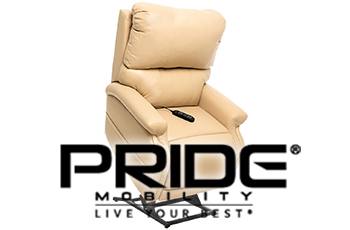 pride lift chair with logo