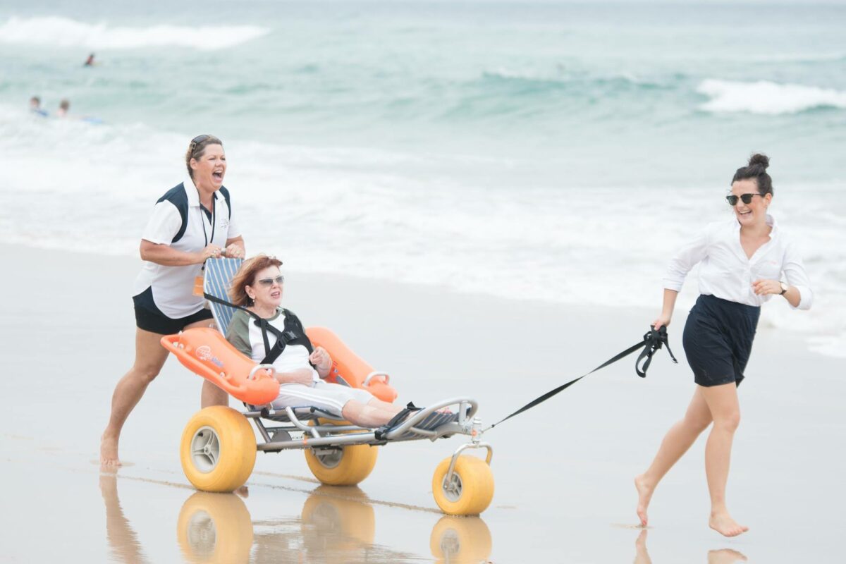 Beach Wheelchair Rented by Wildwood, NJ Tourists