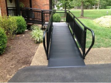 A Home Access Ramp at a Glassboro, NJ Residence